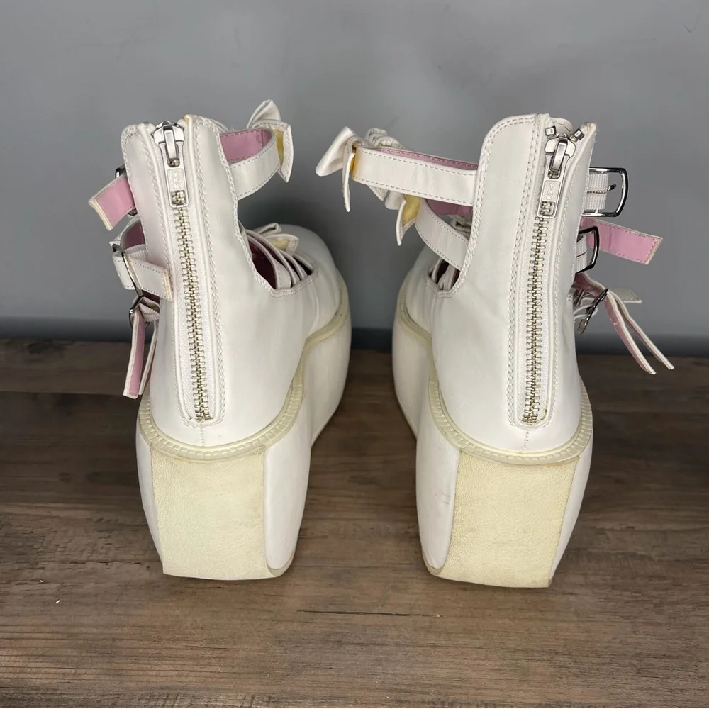 Women's demonia‎ White kawaii Platform violet 45 Shoes size
